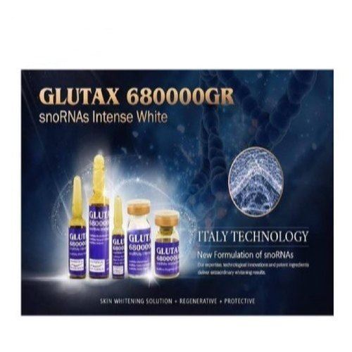 Glutax 680000GR SnoRNAs Intense White Glutathione Skin Whitening Injection